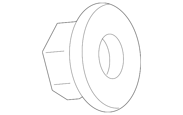 87819-2H000 Деталь QUARTER GLASS NUT, LEFT