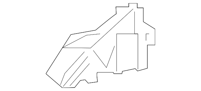 87211-12440 Деталь SIDE DUCT, LEFT