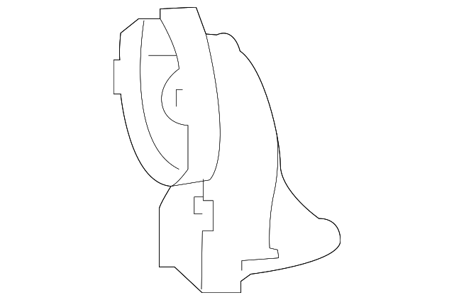 87211-12350 Деталь SIDE DUCT, RIGHT
