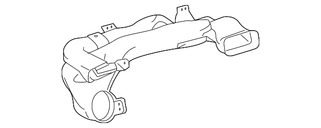 55084-12200 Деталь OUTER DUCT, LEFT