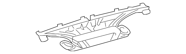 55950-12320 Деталь DEFROSTER DUCT