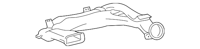 55086-12260 Деталь OUTER DUCT, RIGHT
