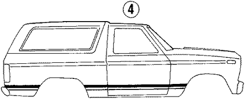 Bronco STRIPE TAPE 3