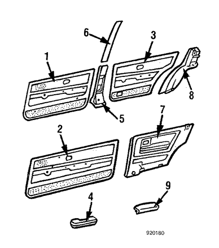 Rabbit INTERIOR TRIM