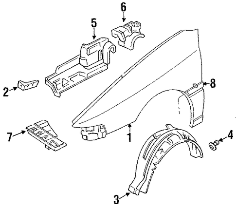 Escort FENDER & COMPONENTS