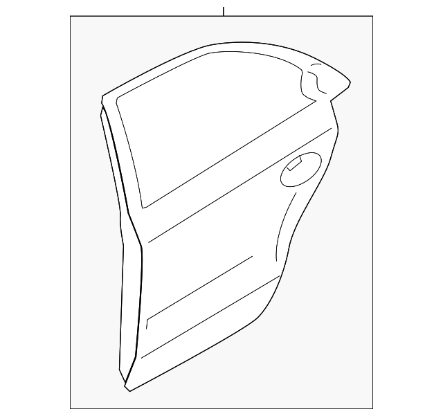 77003-3Q000 Деталь DOOR SHELL, LEFT