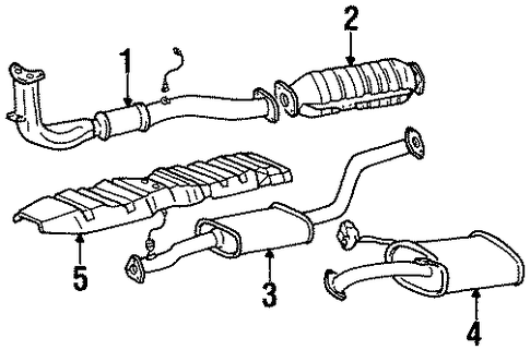 Tiburon EXHAUST COMPONENTS