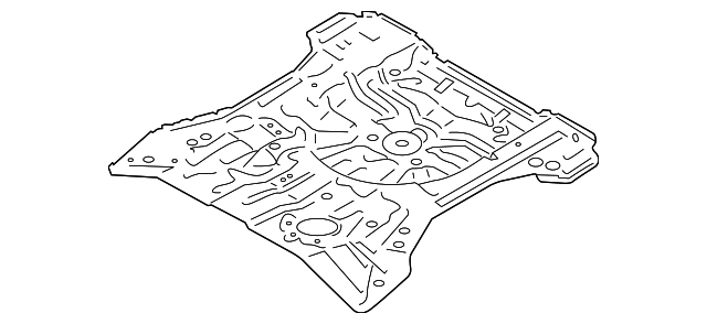 65511-2S000 Деталь REAR FLOOR PAN