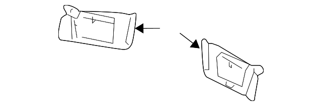 4L3Z-1504104-BAA Деталь SUNVISOR, RIGHT