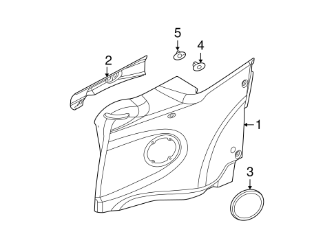 Cooper INTERIOR TRIM - QUARTER PANELS 2