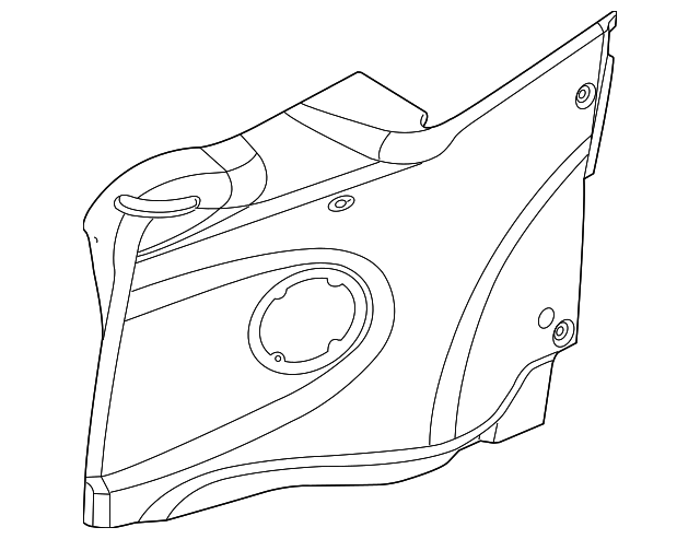 51-43-6-968-591 Деталь QTR TRIM PANEL, RIGHT