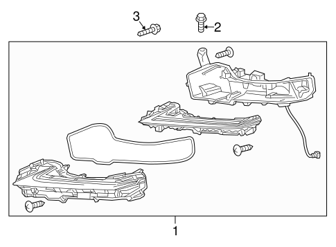 NX200t DAYTIME RUNNING LAMP COMPONENTS