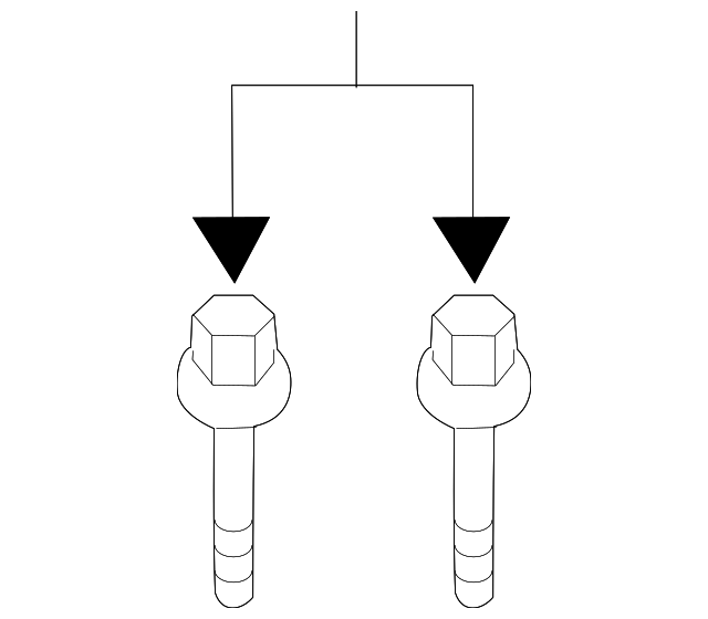 -W712802-S439 Деталь STABILIZER BAR BOLT, RIGHT