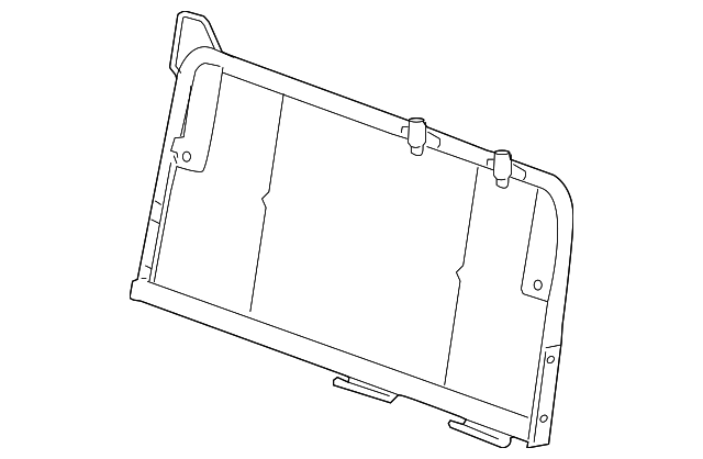 25879626 Деталь SEAT BACK FRAME