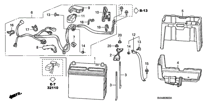 ELECTRICAL / EXHAUST / HEATER / FUEL/BATTERY for 2006 Honda CIVIC COUPE #1