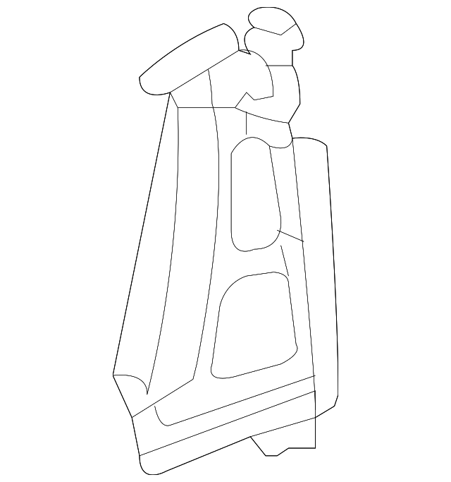68008495AA Деталь INNER PANEL, LEFT