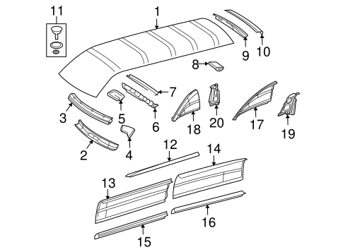 Sprinter 2500 ROOF & COMPONENTS