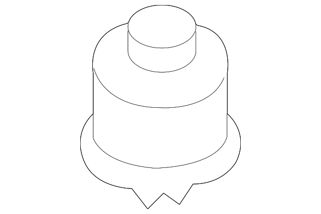 62485-3F300 Деталь ENGINE CRADLE REAR BUSHING, LEFT