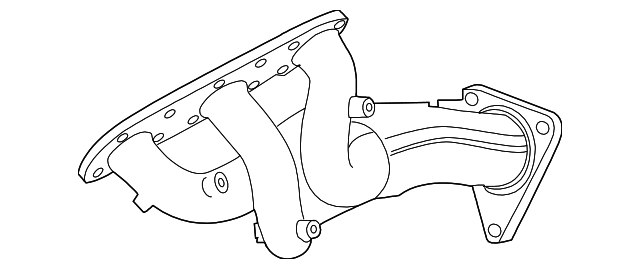 140D2-EY02B EXHAUST MANIFOLD, LEFT