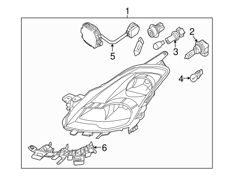 Altima BULBS - CHASSIS 2