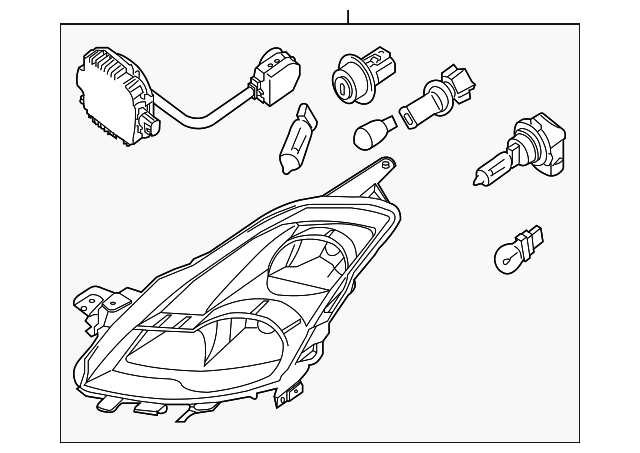 26060-JB110 Деталь HEADLAMP ASSY, LEFT