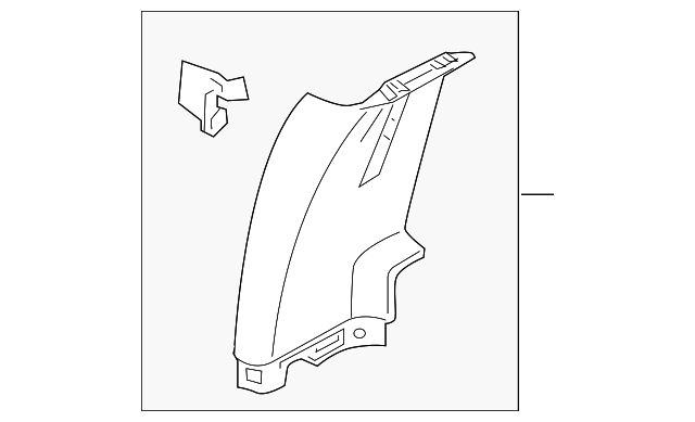 BC3Z-25278D12-AE Деталь UPR PILLAR TRIM, RIGHT
