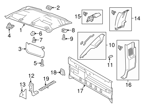 F-250 Super Duty INTERIOR TRIM - CAB
