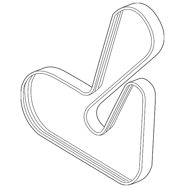 12605208 Деталь SERPENTINE BELT