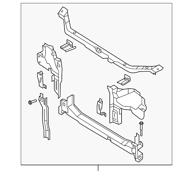 64100-FD100 Деталь RADIATOR SUPPORT