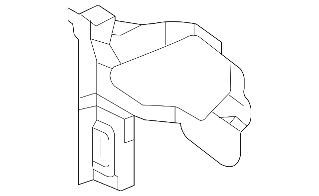 64111-FD100 Деталь SIDE PANEL, LEFT