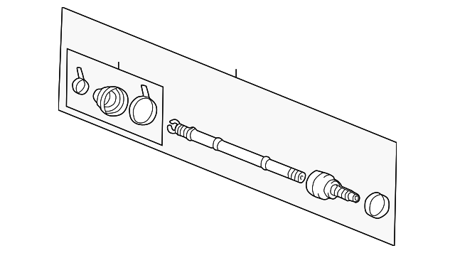49500-09800 Деталь AXLE ASSY