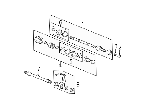 Sonata DRIVE AXLES