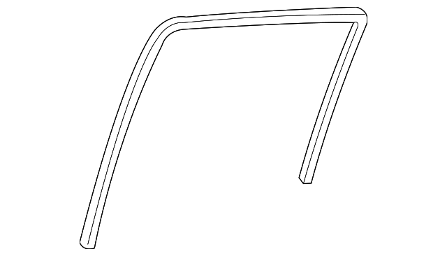 15196231 Деталь WEATHERSTRIP, RIGHT
