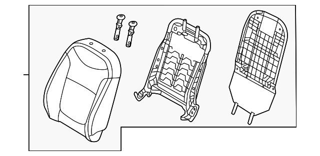 88400-4020ASL Деталь SEAT BACK ASSY, RIGHT