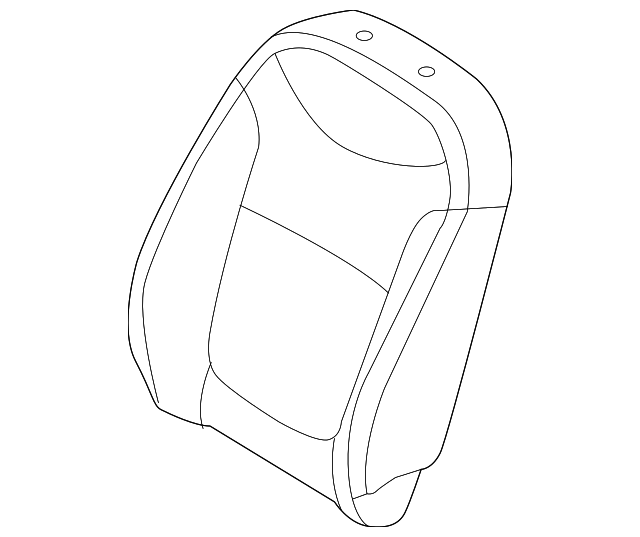 88460-E4010ASY Деталь SEAT BACK COVER, RIGHT