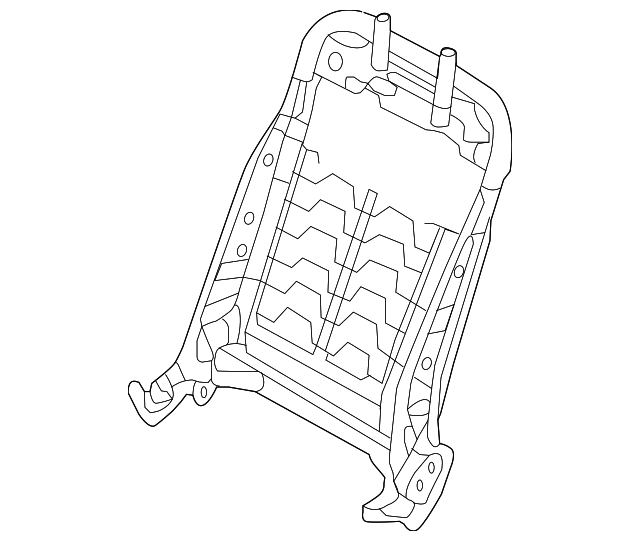 88410-E4020 Деталь SEAT BACK FRAME, RIGHT