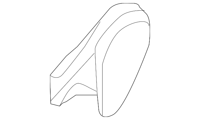 88174-B2010GA6 Деталь RECLINE COVER, RIGHT