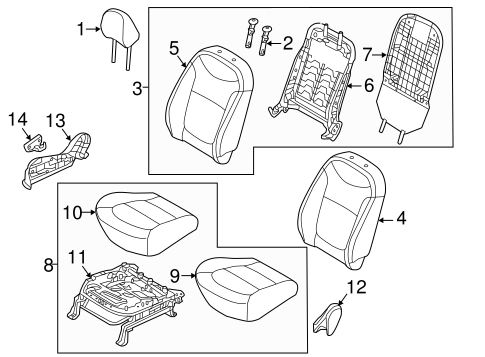 Soul FRONT SEAT COMPONENTS 5