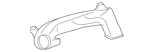 55843-12380 Деталь OUTER DUCT, LEFT