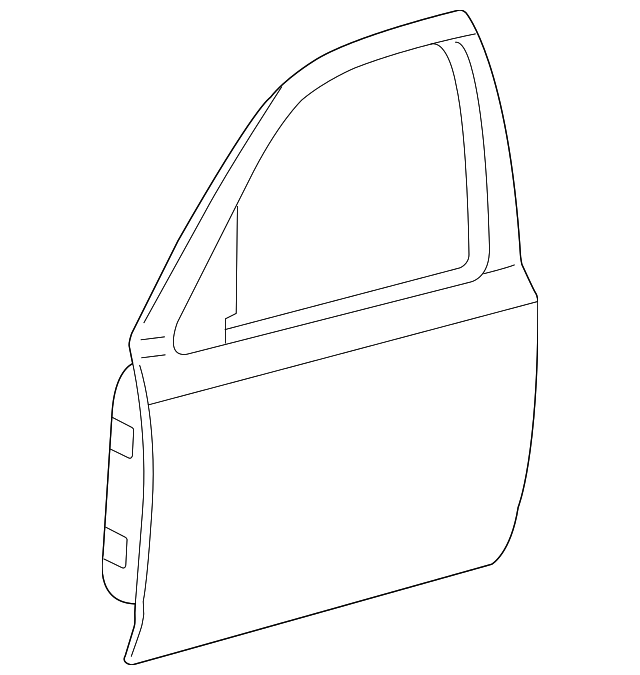 5W7Z-5420125-CA Деталь DOOR SHELL, LEFT