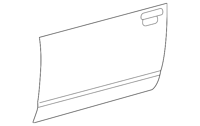 3W7Z-5420201-AA Деталь OUTER PANEL, LEFT