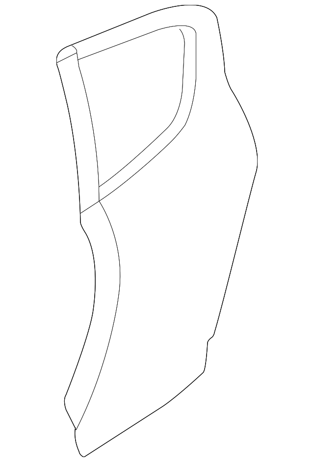 FEY1-72-02XA Деталь DOOR SHELL, RIGHT