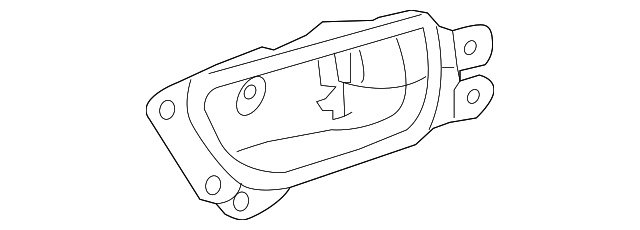 67608-60030 HANDLE, INSIDE, LEFT