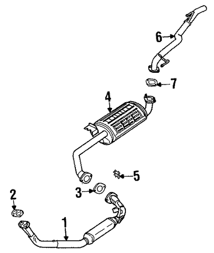 Rodeo EXHAUST COMPONENTS