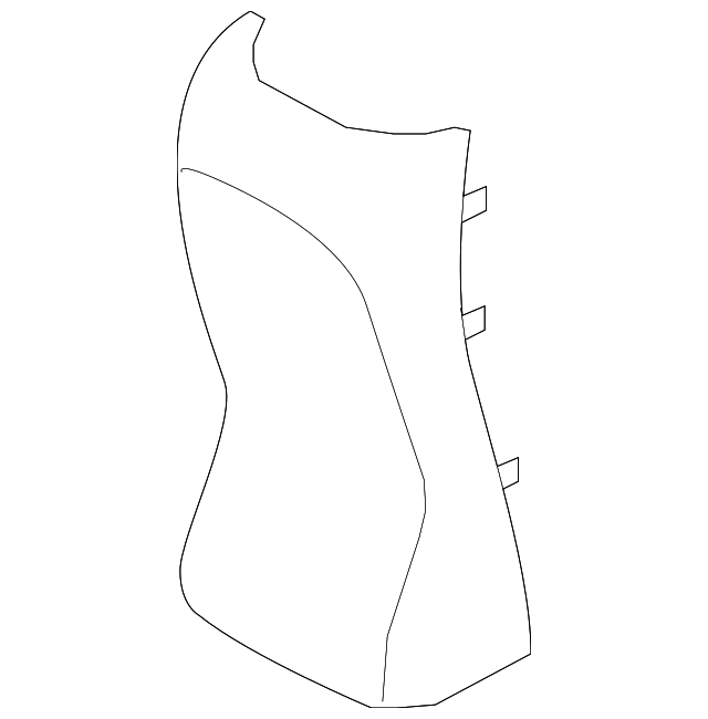 84670-3W000WK Деталь REAR COVER