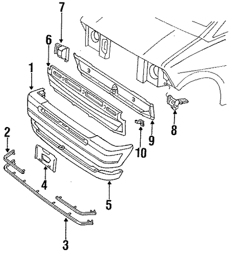 Aerostar BUMPER ASSEMBLY