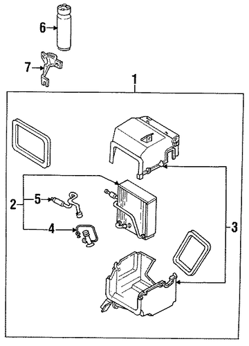 Q45 EVAPORATOR COMPONENTS