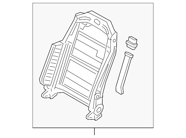 88310-B1060 Деталь SEAT BACK FRAME
