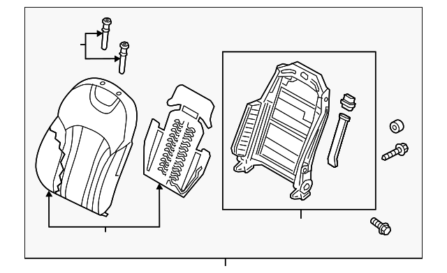 88300-B1060-PHR Деталь SEAT BACK ASSY