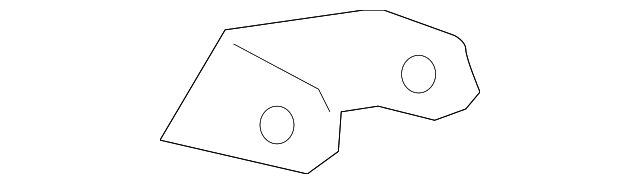 2224911241 CONVERTER & PIPE SIDE BRACKET, LEFT